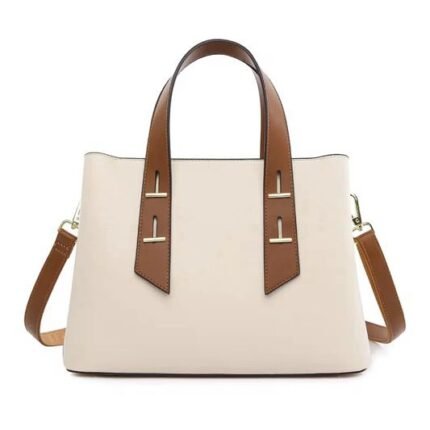 Modernist T-Bar Structured Handbag